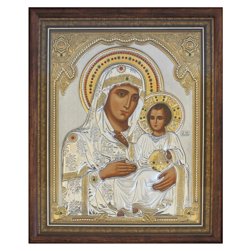 Єрусалимська ікона Божої Матері Silver Axion, 40,2х32,5 см від компанії Інтернет-магазин Present4you - фото 1