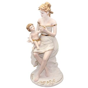 Фарфорова фігурка Італія, ручна робота «Материнська любов» Sabadin, h-37 см (2107Bs)
