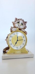 Фігурка кіт Linda Jane Smith «Ранковий дзвінок», 10,5x7,5x6 см (22916 ACC)