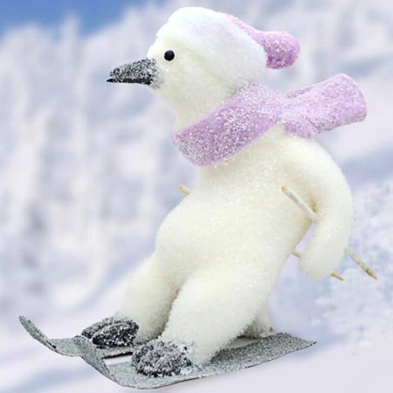 Фігурка «Пінгвін-лижник», h-28,5 см від компанії Інтернет-магазин Present4you - фото 1