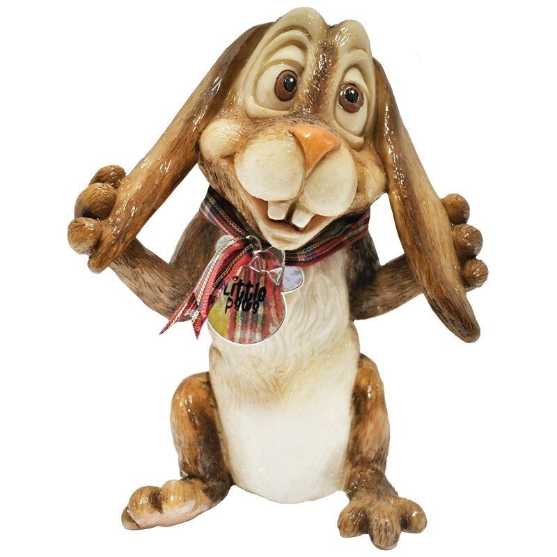 Фігурка-статуетка колекційна з кераміки, Англія, кролик «Воллі» h-13 см від компанії Інтернет-магазин Present4you - фото 1