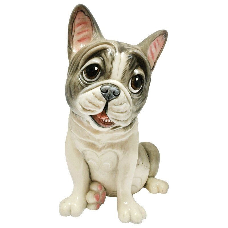 Фігурка-статуетка колекційна з кераміки, Англія, собачка « Наполеон », h-19 см від компанії Інтернет-магазин Present4you - фото 1