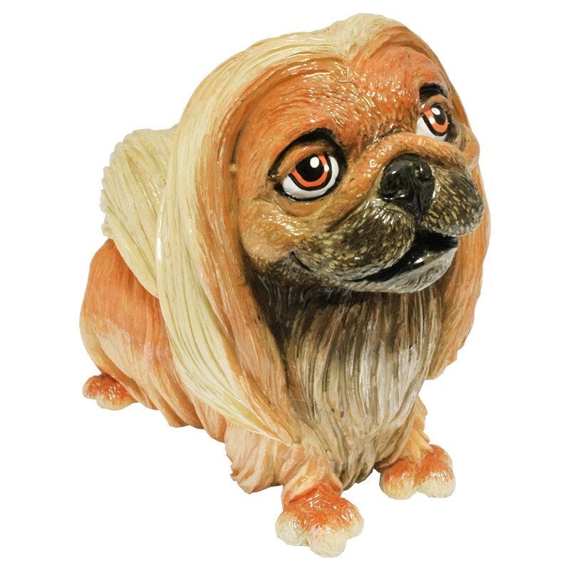 Фігурка-статуетка колекційна з кераміки, Англія, собачка «Паріс», h-10 см від компанії Інтернет-магазин Present4you - фото 1