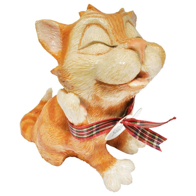 Фігурка-статуетка колекційна з кераміки кішка «Мармелад», Англія h-11 см від компанії Інтернет-магазин Present4you - фото 1