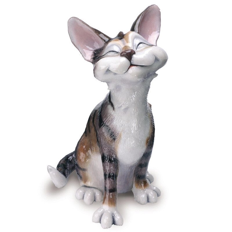 Фігурка-статуетка колекційна з кераміки кішка «Ніки» Англія, h-21 см від компанії Інтернет-магазин Present4you - фото 1