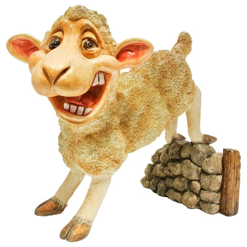 Фігурка-статуетка колекційна з кераміки овечка «Барбара» Англія, h-18 див. від компанії Інтернет-магазин Present4you - фото 1