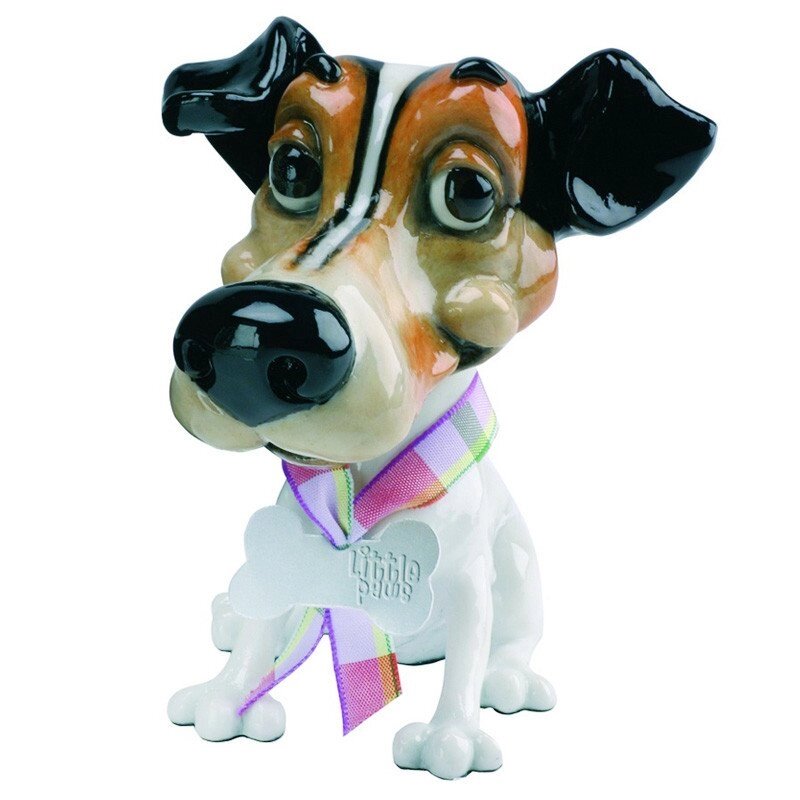 Фігурка-статуетка колекційна з кераміки собачка джек-рассел-тер'єр «Вілф» h-11 см. від компанії Інтернет-магазин Present4you - фото 1