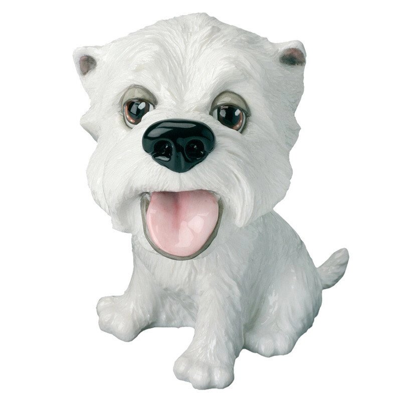 Фігурка-статуетка колекційна з кераміки собачка вест-хайленд-уайт-тер'єр «Фергюс» h-12 см. від компанії Інтернет-магазин Present4you - фото 1