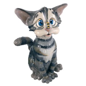 Фігурка-статуетка колекційна з кераміки кішка «Пуппи» h-19,5 див.