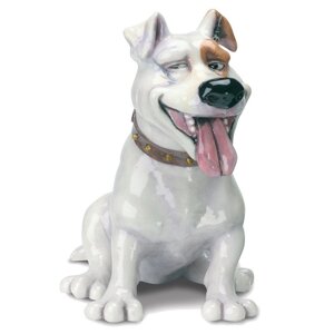 Фігурка-статуетка колекційна з кераміки собачка «Спайк» Англія, h-20 см