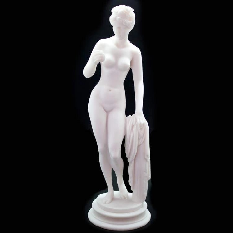 Фігурка-статуетка з алебастру «Афродіта з яблуком» Греція, h-38 см (395-0337) від компанії Інтернет-магазин Present4you - фото 1
