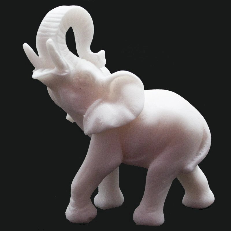 Фігурка статуетка з природного мінералу алебастр Греція «Слон» h-8,5 див. від компанії Інтернет-магазин Present4you - фото 1
