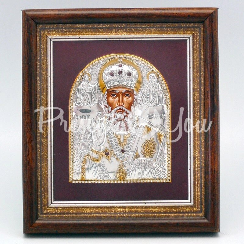 Ікона «Святий Миколай Чудотворець», 15х17 див. від компанії Інтернет-магазин Present4you - фото 1