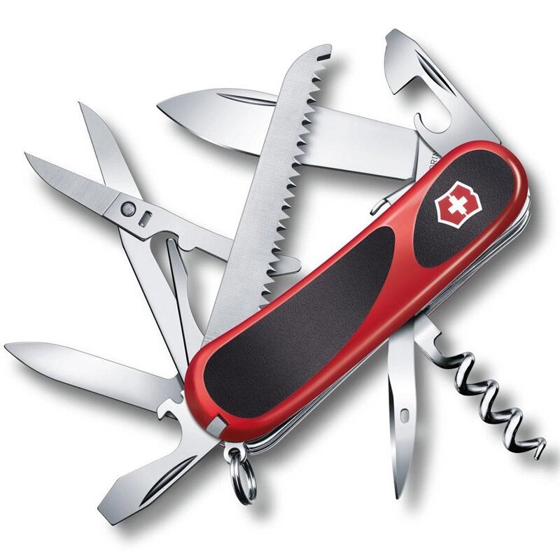 Ніж червоно-чорний - EvoGrip з високоміцної нержавіючої сталі Victorinox від компанії Інтернет-магазин Present4you - фото 1