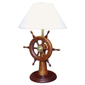 Морской сувенир настольная лампа «Штурвал», h-55 см., d-21,5/35 см., Sea Club