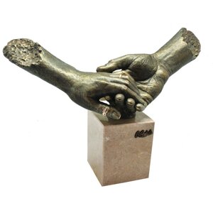 Скульптура Anglada «Твоя рука в моїй», h-24х12х41 см (436a)