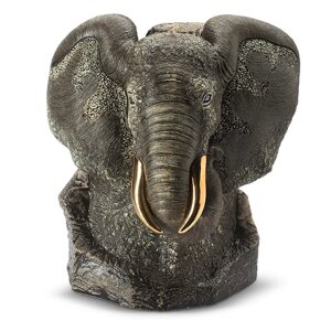 Фігурка "Чорний бюст слона" (30х20х22 см)