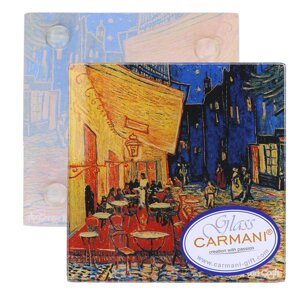 Підставка під кружку Carmani Ван Гог «Нічна тераса кафе», 10,5x10,5 см