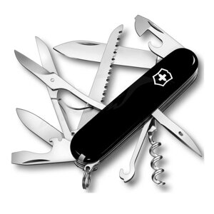 Ніж чорний - HUNTSMAN з високоміцної нержавіючої сталі Victorinox, 9,1х2,7х2,1 см