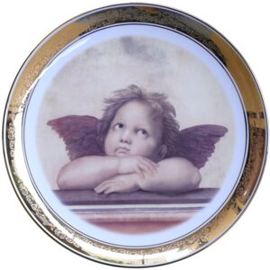 Тарелка декоративная «Ангелочек» d-33 см.