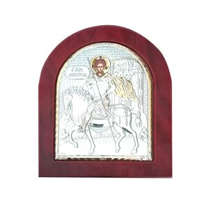 Ікона Святий Георгій Переможець Silver Axion (13х11 см) (813-1472)