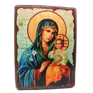 Ікона Пресвятої Богородиці Нев'янучий Колір, 23x17 см (814-2046)