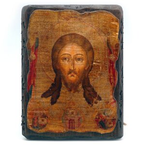 Дерев'яна ікона Спасителя «Спас Нерукотворний», 17х13 см (814-1017)