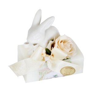 Подарункове натуральне мило ручної роботи з овечим молоком Австрія «Кролик» 100 гр. Florex