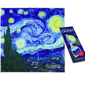 Серветка для окулярів Carmani Ван Гога «Зоряна ніч», 20х20 см (021-0529)