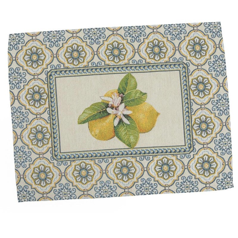 Серветка - підкладка під тарілку «Соковитий лимон» (37х49 см) від компанії Інтернет-магазин Present4you - фото 1