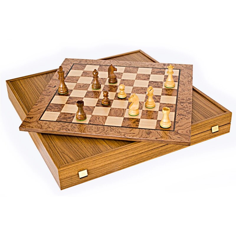 Шахи дерев'яні Manopoulos, 50х50 см (088-4400SW) від компанії Інтернет-магазин Present4you - фото 1