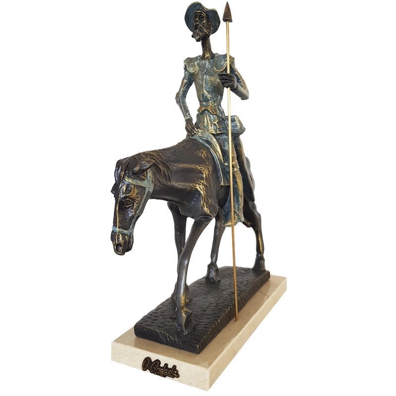 Скульптура Anglada «Дон Кіхот на коні» h-32 див. від компанії Інтернет-магазин Present4you - фото 1