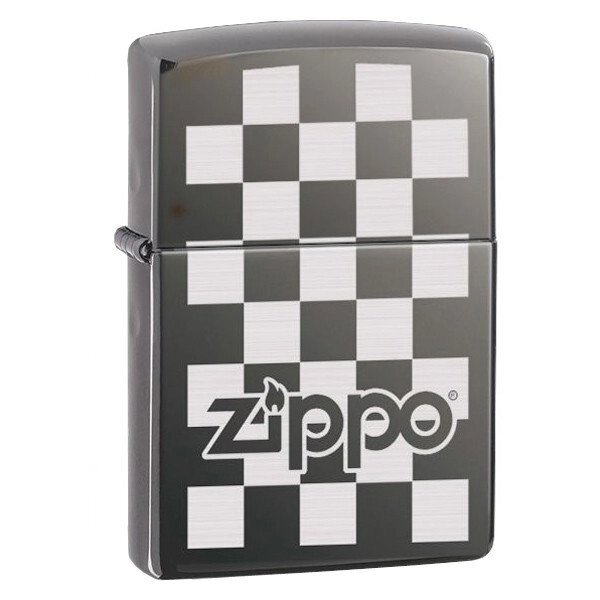 Запальничка Zippo Checkerboard Black Ice 324678 від компанії Інтернет-магазин Present4you - фото 1