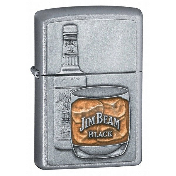 Запальничка Zippo Jim Beam Bottle With Glass 21111 від компанії Інтернет-магазин Present4you - фото 1