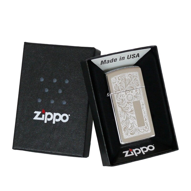 Запальничка Zippo Slim Venetian 1652 від компанії Інтернет-магазин Present4you - фото 1