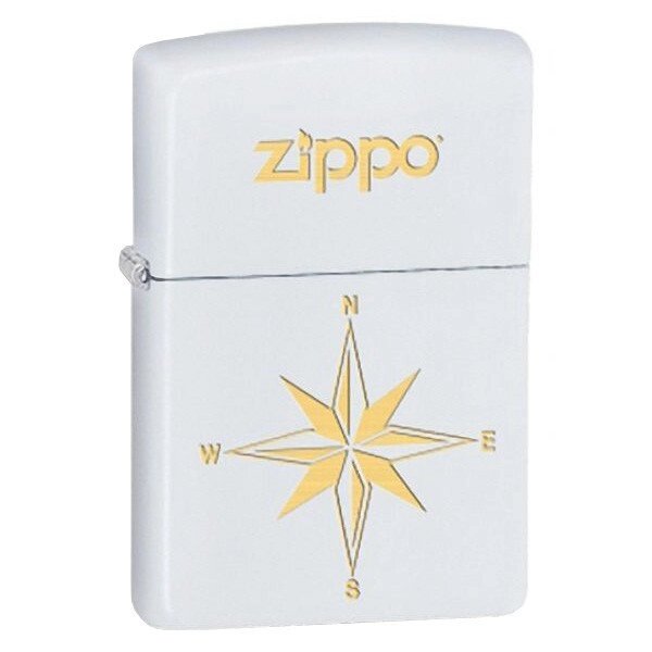 Запальничка Zippo Stars White Matte 28555 від компанії Інтернет-магазин Present4you - фото 1
