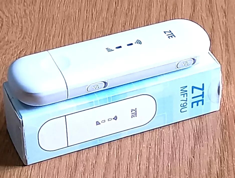 3G/4G LTE MiMO USB Wi-Fi модем ZTE MF79U, разъемы для антенны 2хTS9, белый ##от компании## ПО СПЕЦАНТЕННЫ  Связь без преград! - ##фото## 1