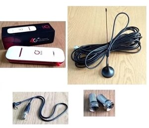 4G LTE/3G/2G USB Wi-Fi модем Olax U90H-M з антеною на магніті 7 дБ, антеним адаптером TS9