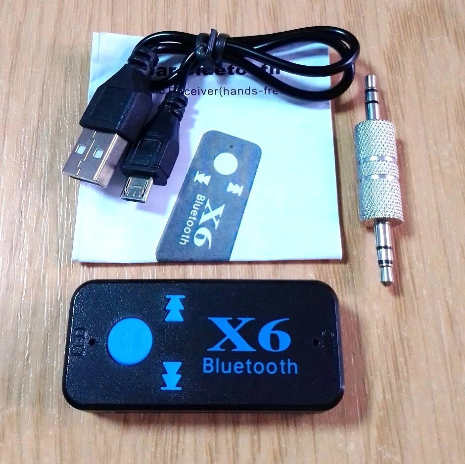 Адаптер Tancredy X6 AUX-Bluetooth від компанії ПО СПЕЦАНТЕННИ Зв'язок без перешкод! - фото 1