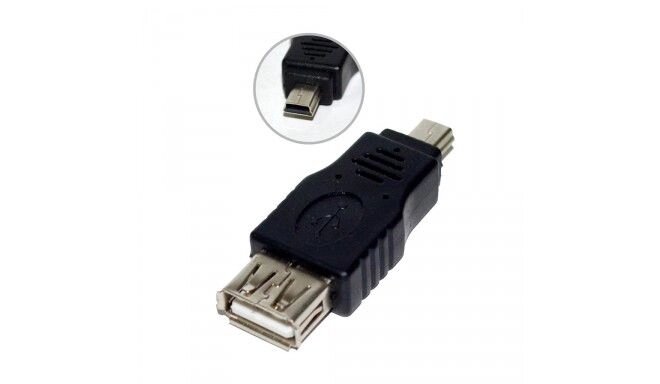 Адаптер USB 2.0 AF - Mini USB від компанії ПО СПЕЦАНТЕННИ Зв'язок без перешкод! - фото 1
