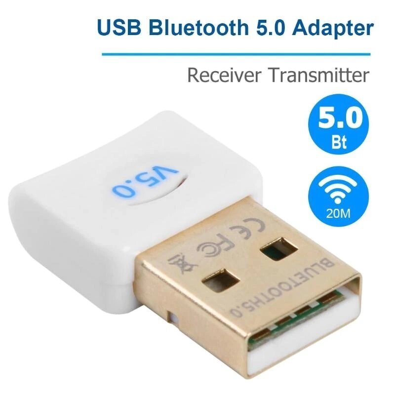 Адаптер USB Bluetooth 5.0 від компанії ПО СПЕЦАНТЕННИ Зв'язок без перешкод! - фото 1