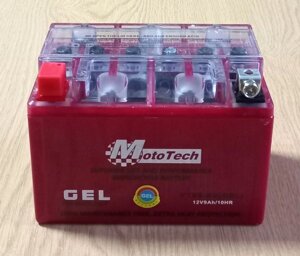 Акумулятор MOTO-TECH YTX9-BS (GEL) 12 В 9 Ач для резервного освітлення