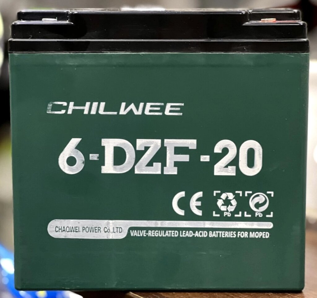 Акумулятор CHILWEE 6-DZF-20 (GEL) 12 В 20 Ач від компанії ПО СПЕЦАНТЕННИ Зв'язок без перешкод! - фото 1