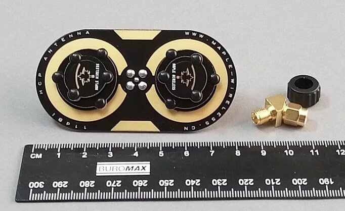 Антена 5,8 ГГц 10W 11 dBi RHCP FPV "Кленовий лист" з круговою поляризацією, RP-SMA від компанії ПО СПЕЦАНТЕНИ Зв'язок без перешкод! - фото 1