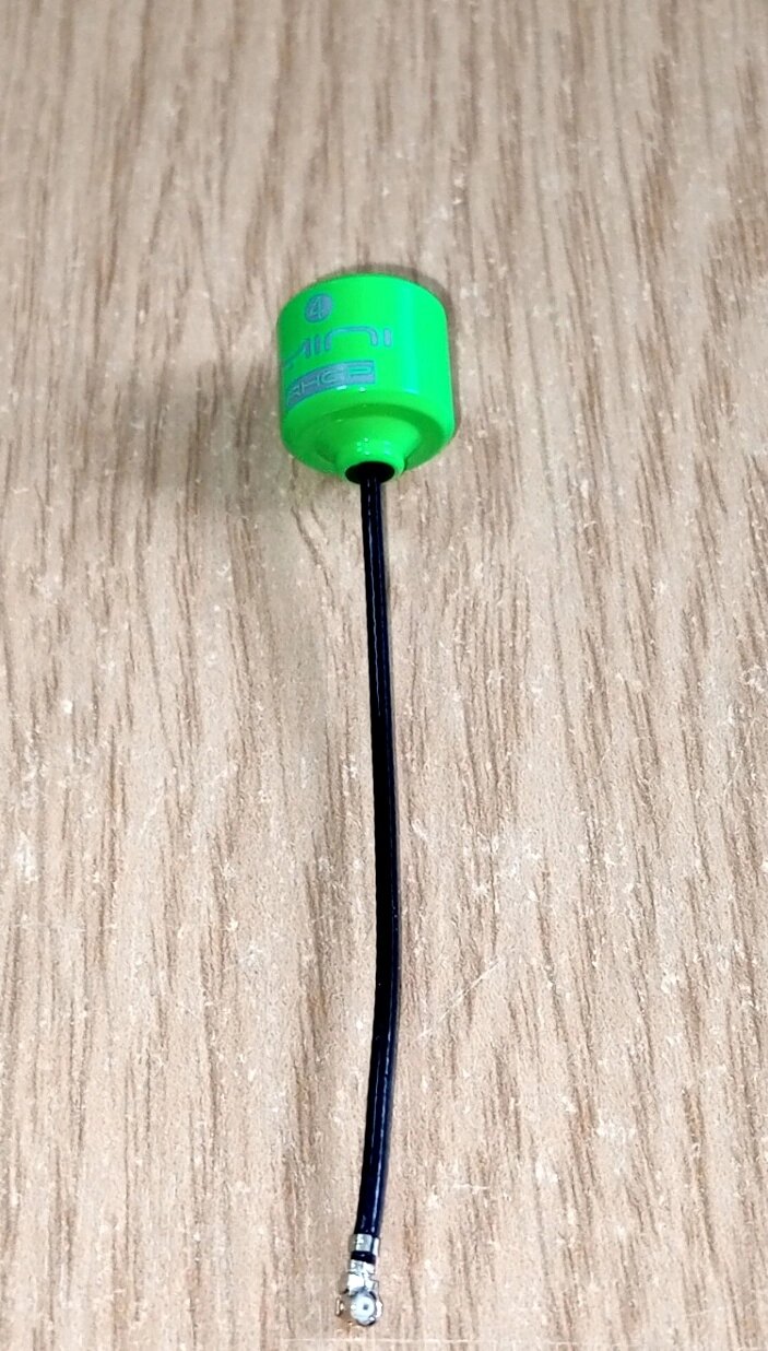 Антена 5.8G FPV 2.8 dBi Lollipop Mini 4 RHCP UFL Green, 85 мм від компанії ПО СПЕЦАНТЕННИ Зв'язок без перешкод! - фото 1