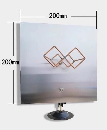 Антена подвійна багаторівнева ромбоподібна 2.4 ГГц 20 дБ, потужність до 100 Вт від компанії ПО СПЕЦАНТЕННИ Зв'язок без перешкод! - фото 1