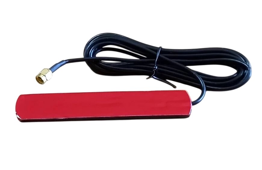 Антена універсальна на липучці 840-6000MHz 3dBi, до 50W із SMA-male роз'ємом, 115х22 мм від компанії ПО СПЕЦАНТЕНИ Зв'язок без перешкод! - фото 1