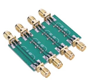 Атенюатор фіксований DC – 4 GHz (0dB, 10dB, 20dB, 30dB), SMA-female