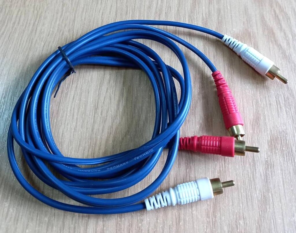 Аудио-, видео кабель SA-007, 2хRCA - 2хRCA, 2 м ##от компании## ПО СПЕЦАНТЕННЫ  Связь без преград! - ##фото## 1