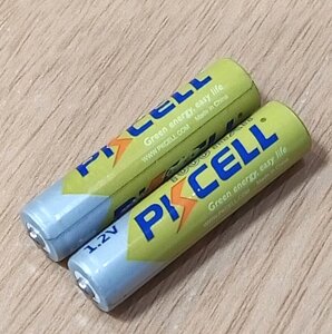 Б/у акумулятор ni-MH AAA 1000mah 1.2V pkcell